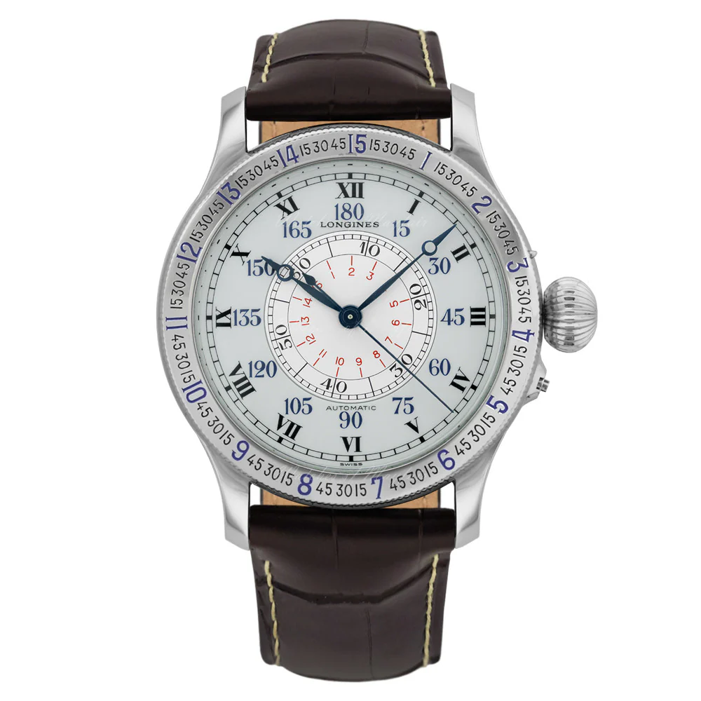 Longines L2.678.4.11.0 Lindbergh Hour Angle Watch Automatic The Longines Avigation Men's Watch