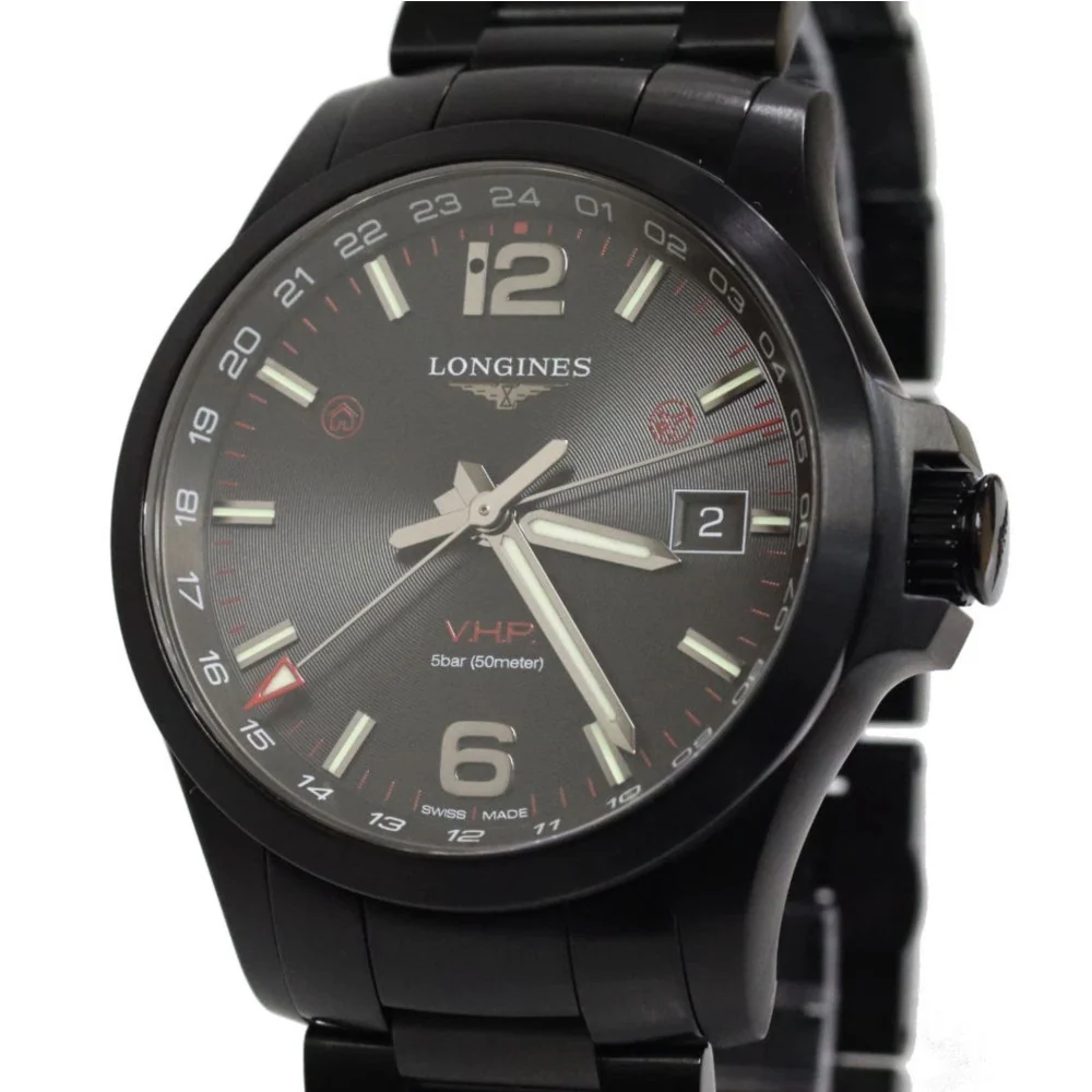 Longines L3.728.2.56.6 Conquest V.H.P. Quartz Men's Watch - Image 3