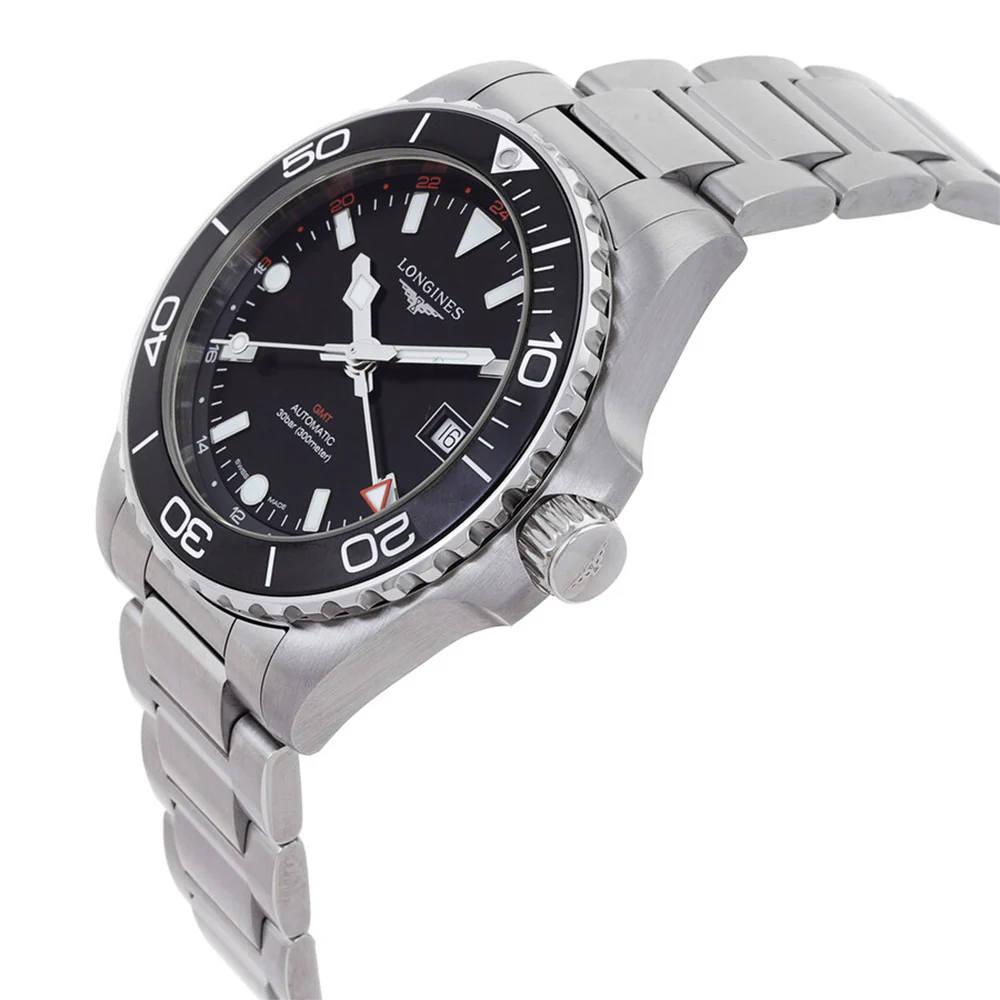 Longines L37904566 Hydroconquest Gmt Automatic Men's Watch - Image 4