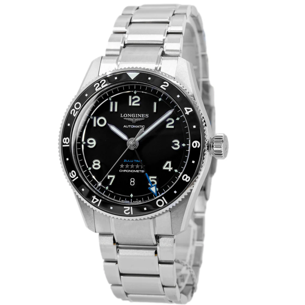 Longines L38124536 Spirit Zulu Time Automatic Men's Watch