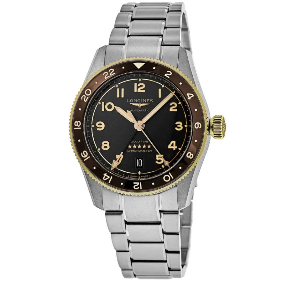Longines L3.812.5.53.6 Spirit Zulu Time Automatic Zulu Time Men's Watch