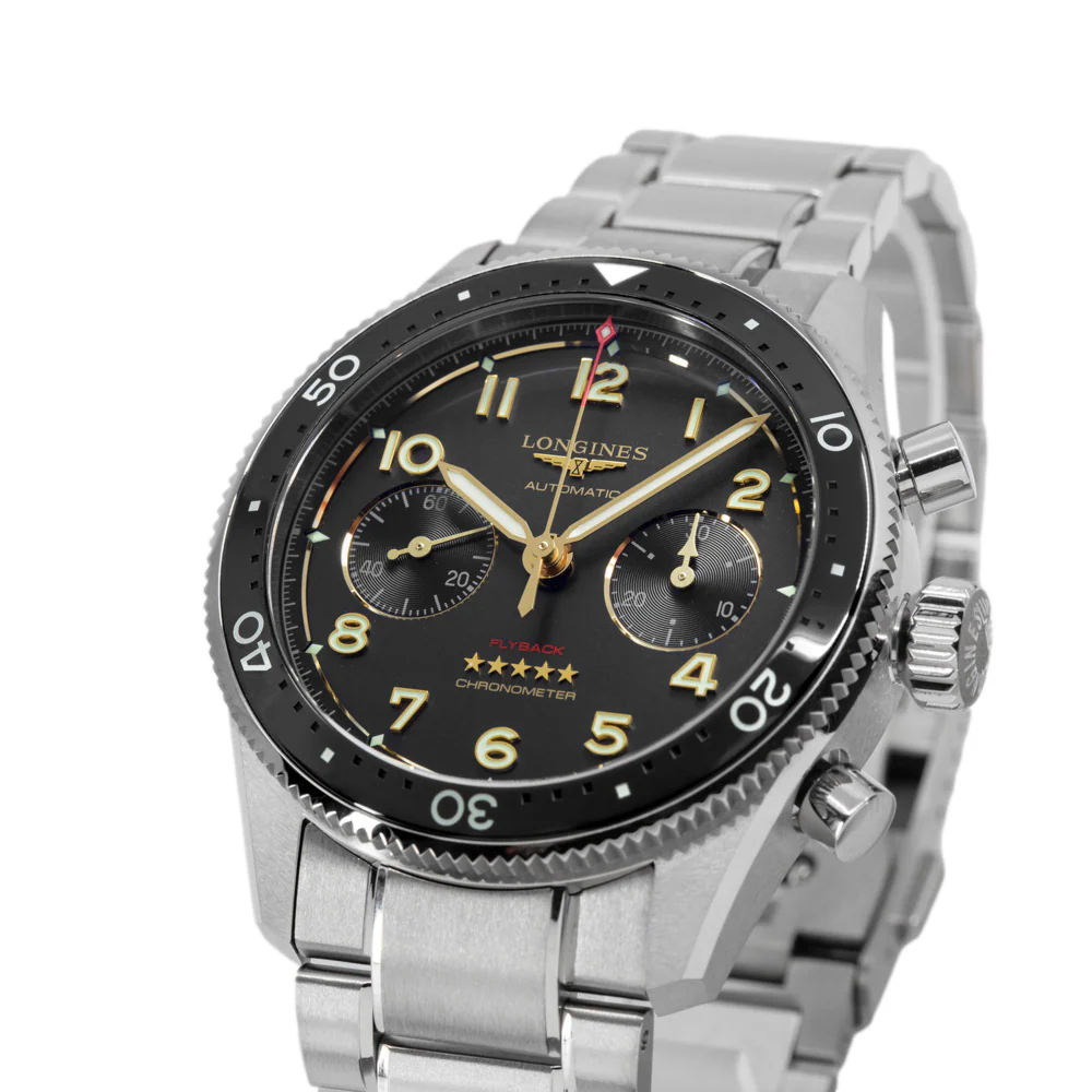 Longines L38211536 Spirit Flyback Titanium Automatic Men's Watch - Image 10