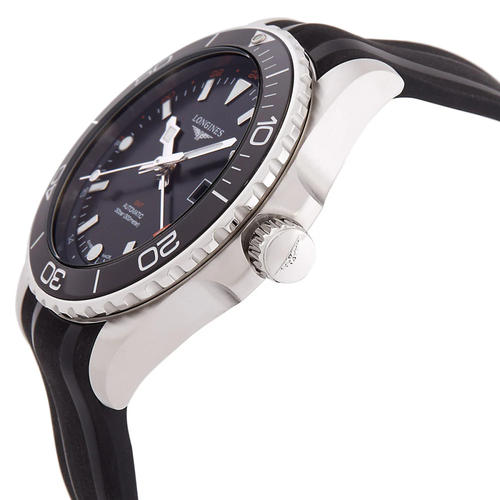 Longines L3.890.4.56.9 Hydroconquest Gmt Automatic Men's Watch - Image 3