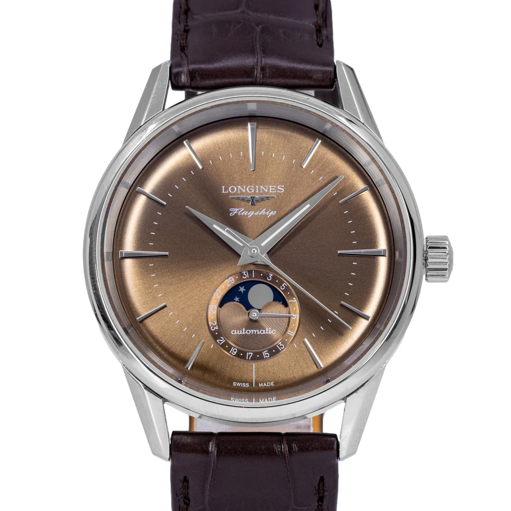 Longines L48154622 Flagship Heritage Moonphase Automatic Men's Watch - Image 2