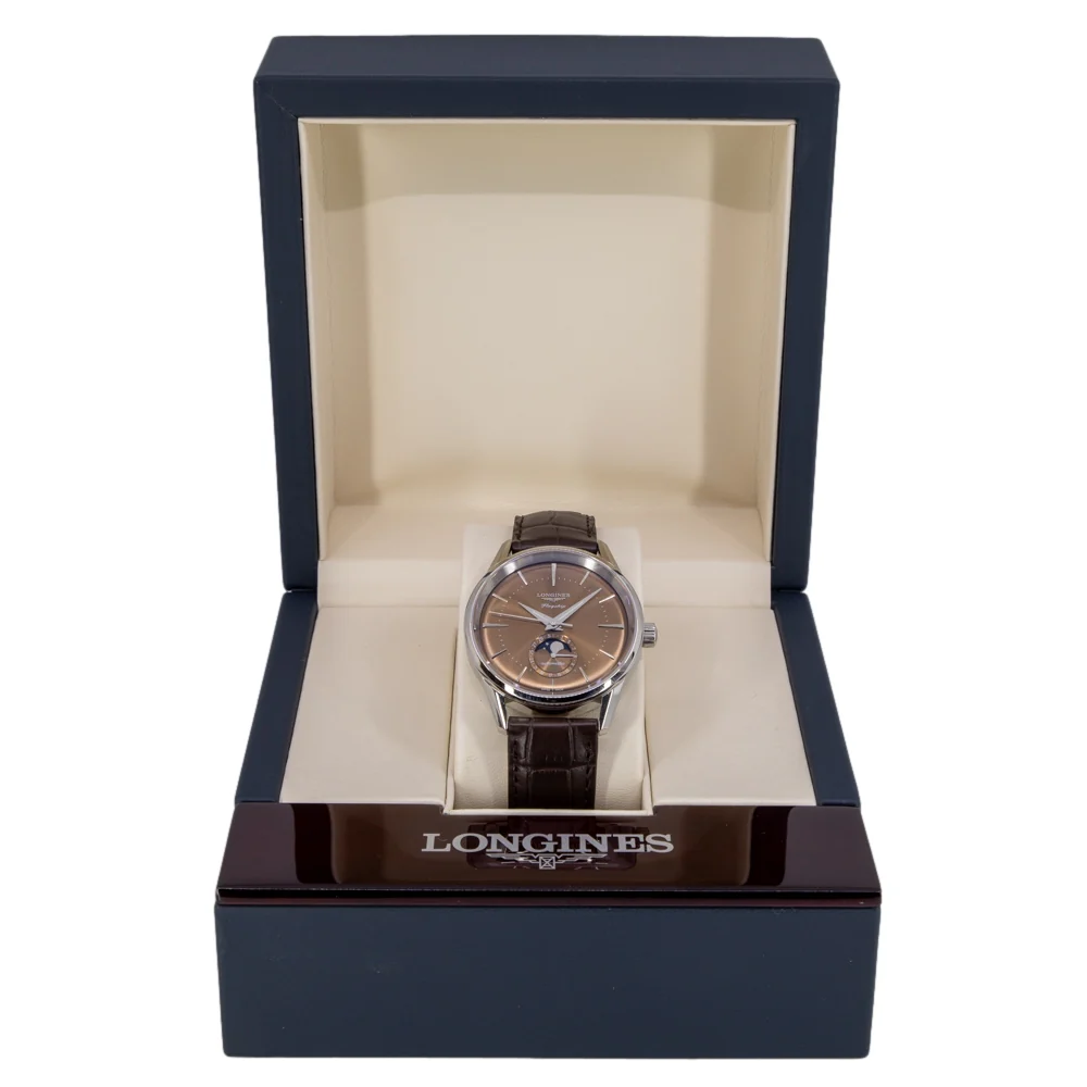 Longines L48154622 Flagship Heritage Moonphase Automatic Men's Watch - Image 8
