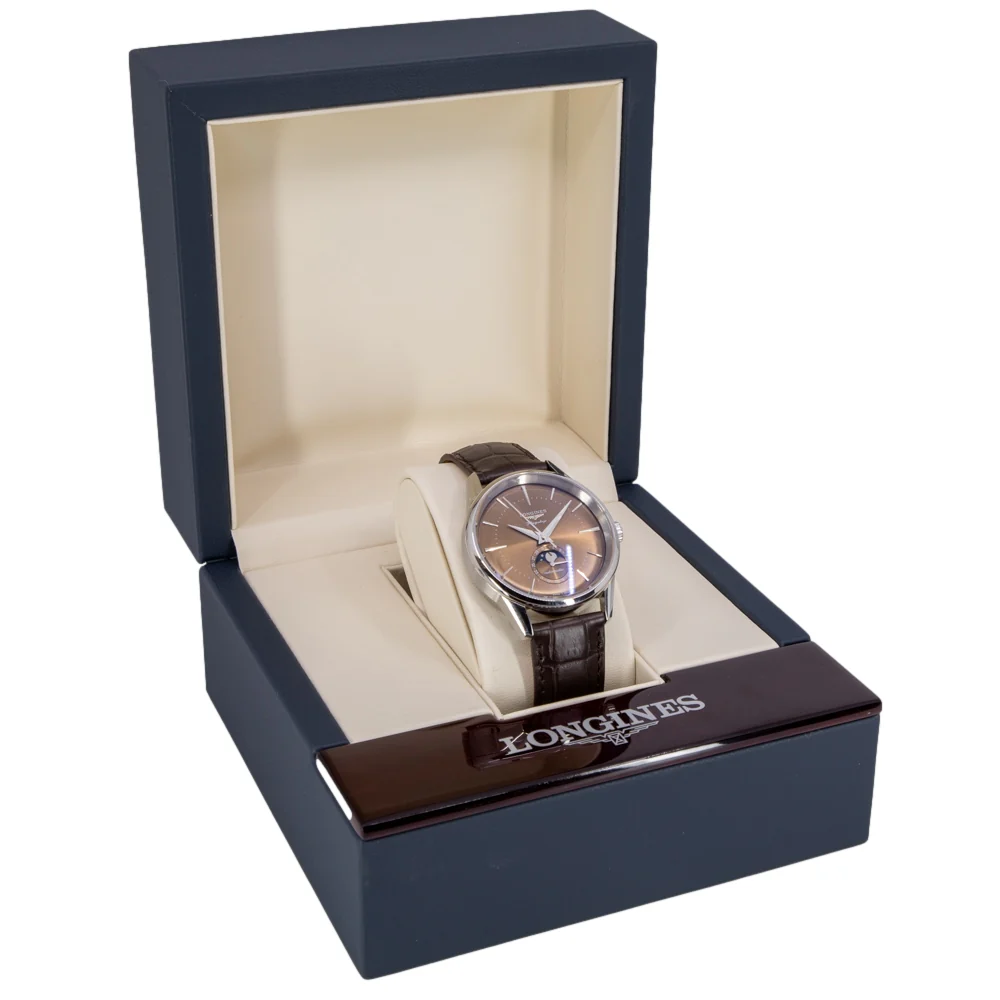 Longines L48154622 Flagship Heritage Moonphase Automatic Men's Watch - Image 9