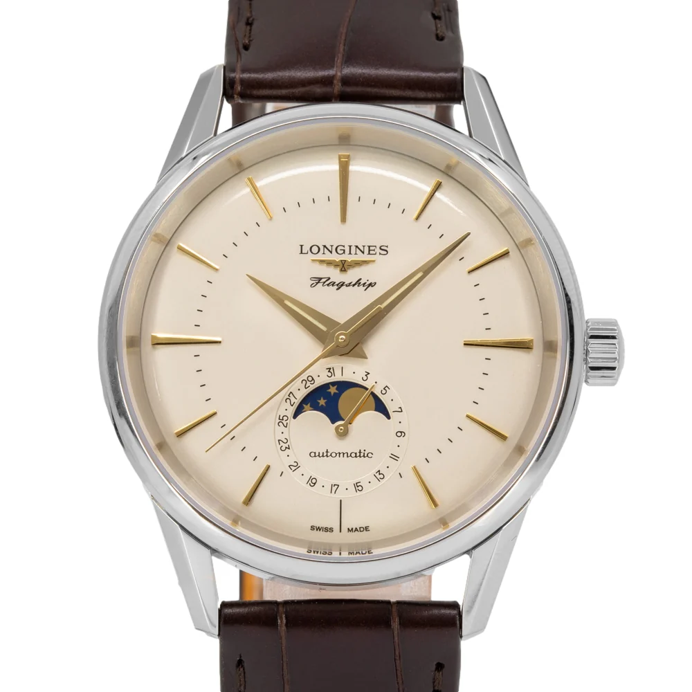 Longines L48154782 Flagship Heritage Moonphase Automatic Men's Watch - Image 3
