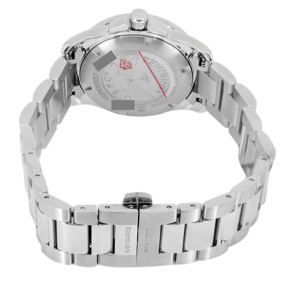 Longines Women's L3.376.4.76.6 Conquest Silver Dial Quartz - Image 5