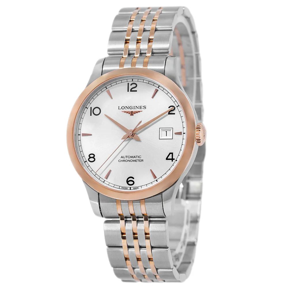 Longines Men's L2.821.5.76.7 Record 40mm Auto Chronometer