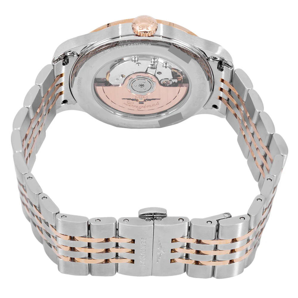 Longines Men's L2.821.5.76.7 Record 40mm Auto Chronometer - Image 5
