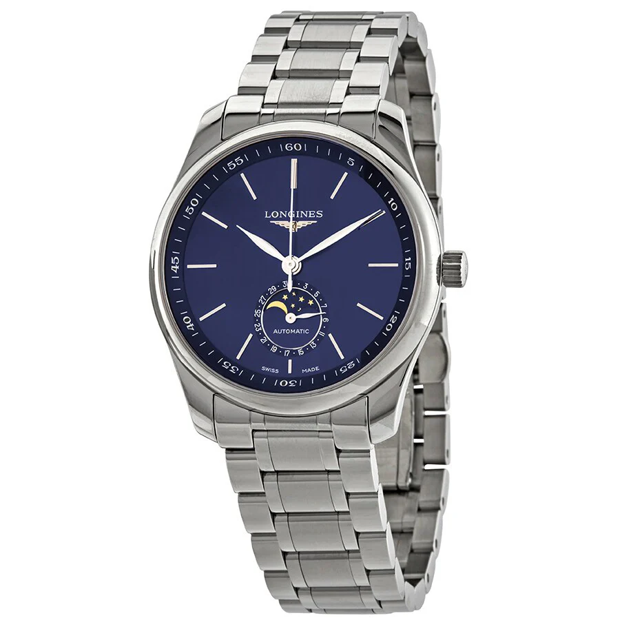 Longines Men's L2.909.4.92.6 Master Moonphase 40mm Automatic