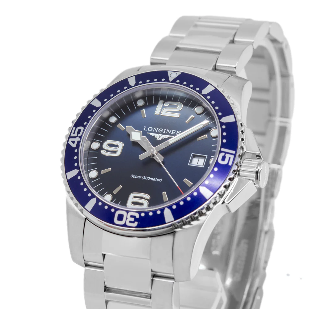 Longines Men's L3.740.4.96.6 Hydro Conqest Blue Dial Quartz - Image 10