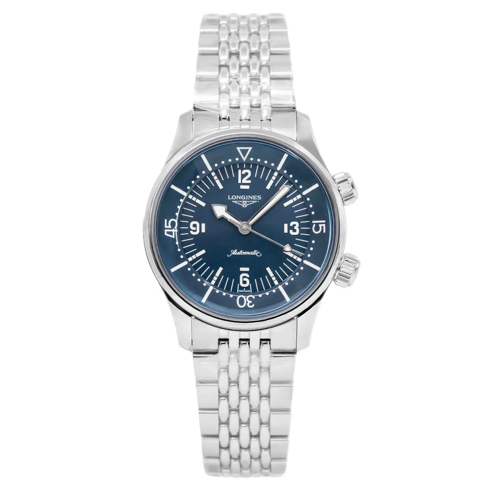 Longines Men's L3.764.4.90.6 Legend Diver Blue Dial Auto - Image 3