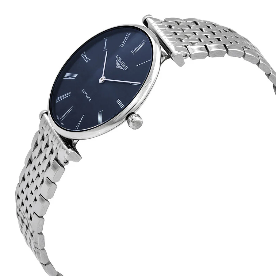 Longines Men's L4.918.4.94.6 Le Grande Blue Dial Watch - Image 4