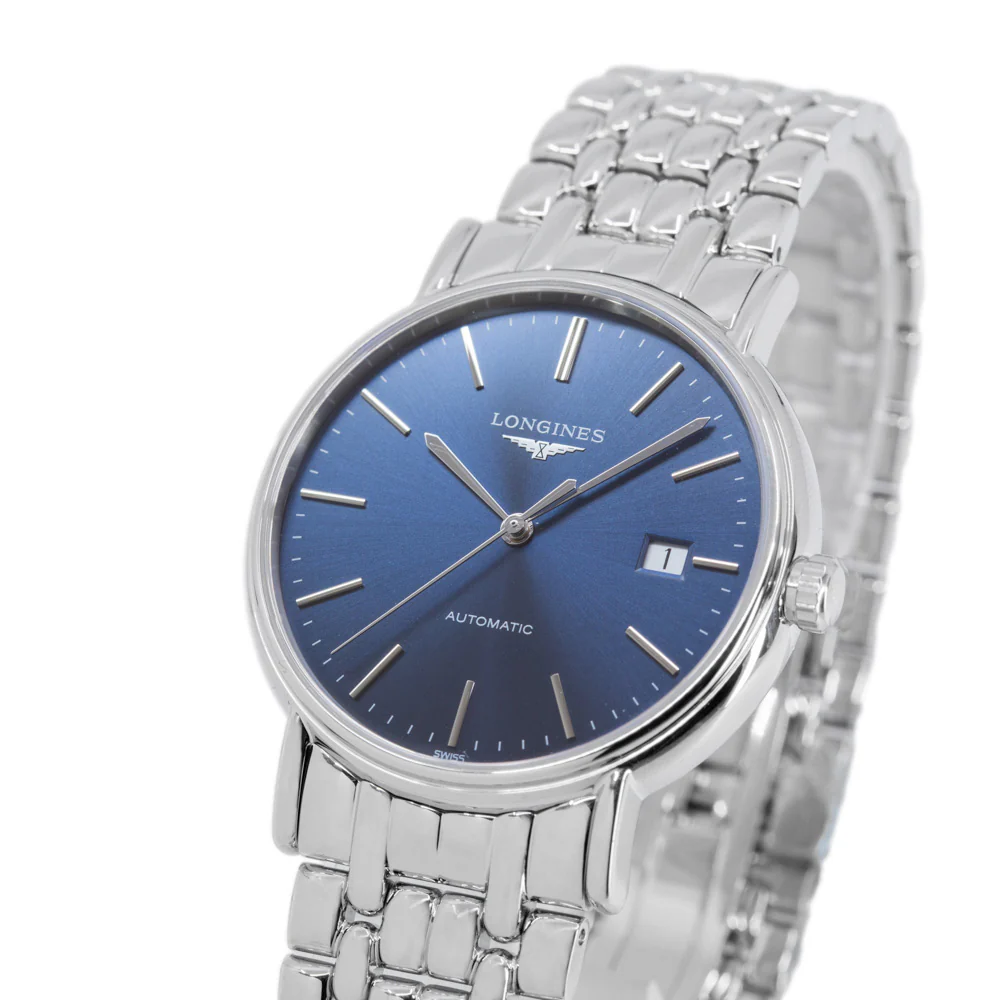 Longines Men's L4.921.4.92.6 Presence Blue Dial Watch - Image 10