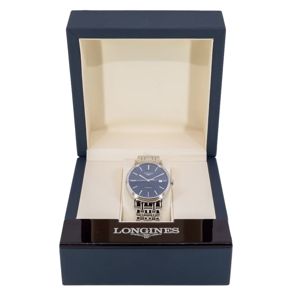 Longines Men's L4.921.4.92.6 Presence Blue Dial Watch - Image 8
