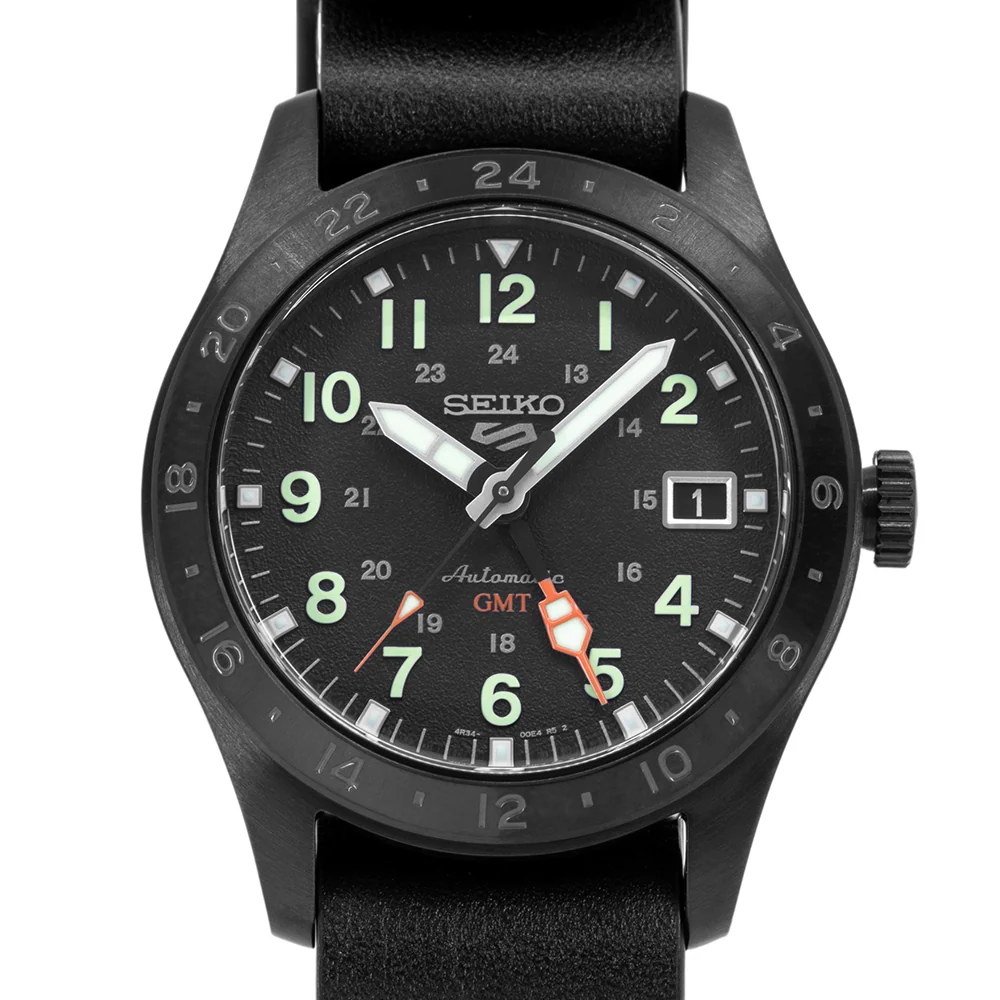 Men's SSK025K1 Automatic GMT Watch Black Coating - Image 3