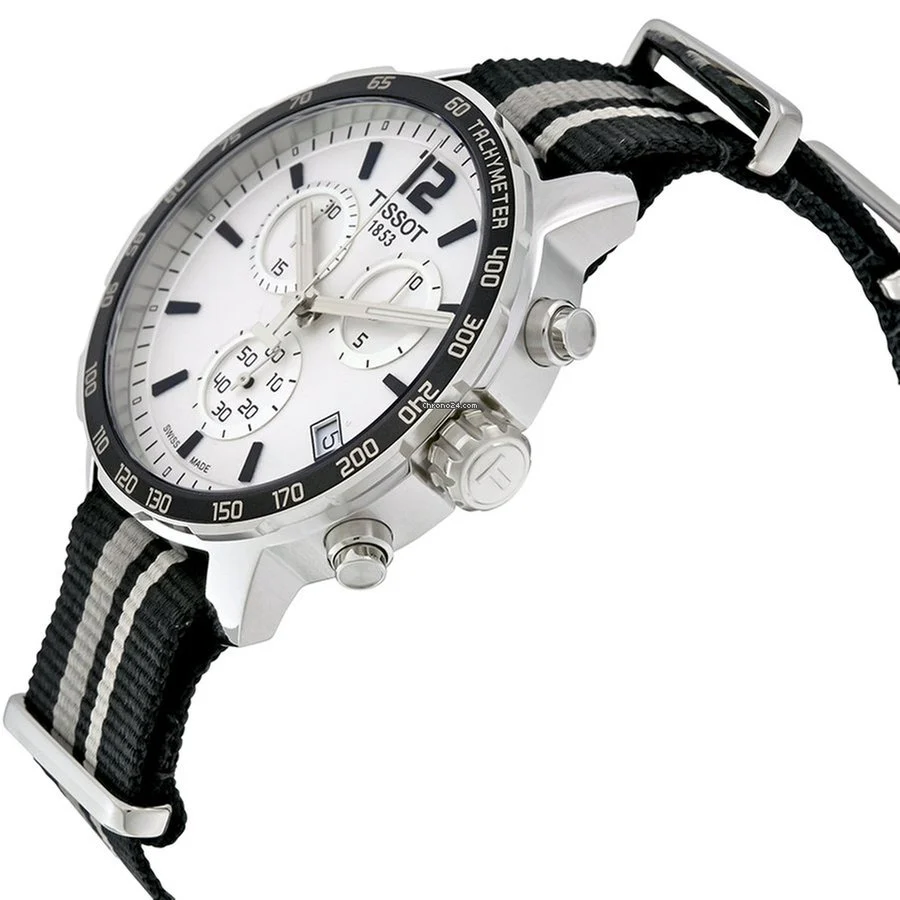 Men's T095.417.17.037.10 T-Sport Quickster Nato Watch - Image 2