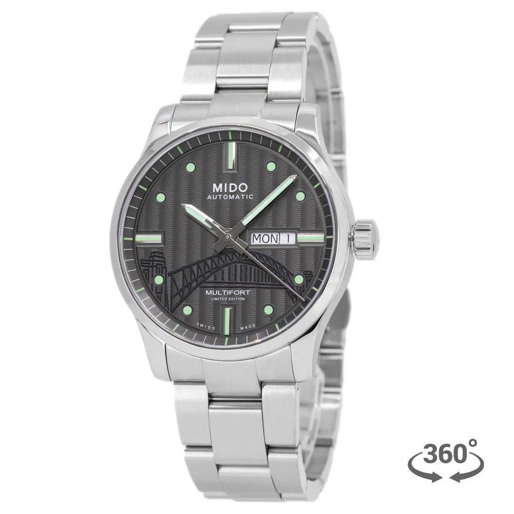 Mido M005.430.11.061.81 Multifort 20th Anniv Lt.Ed Watch