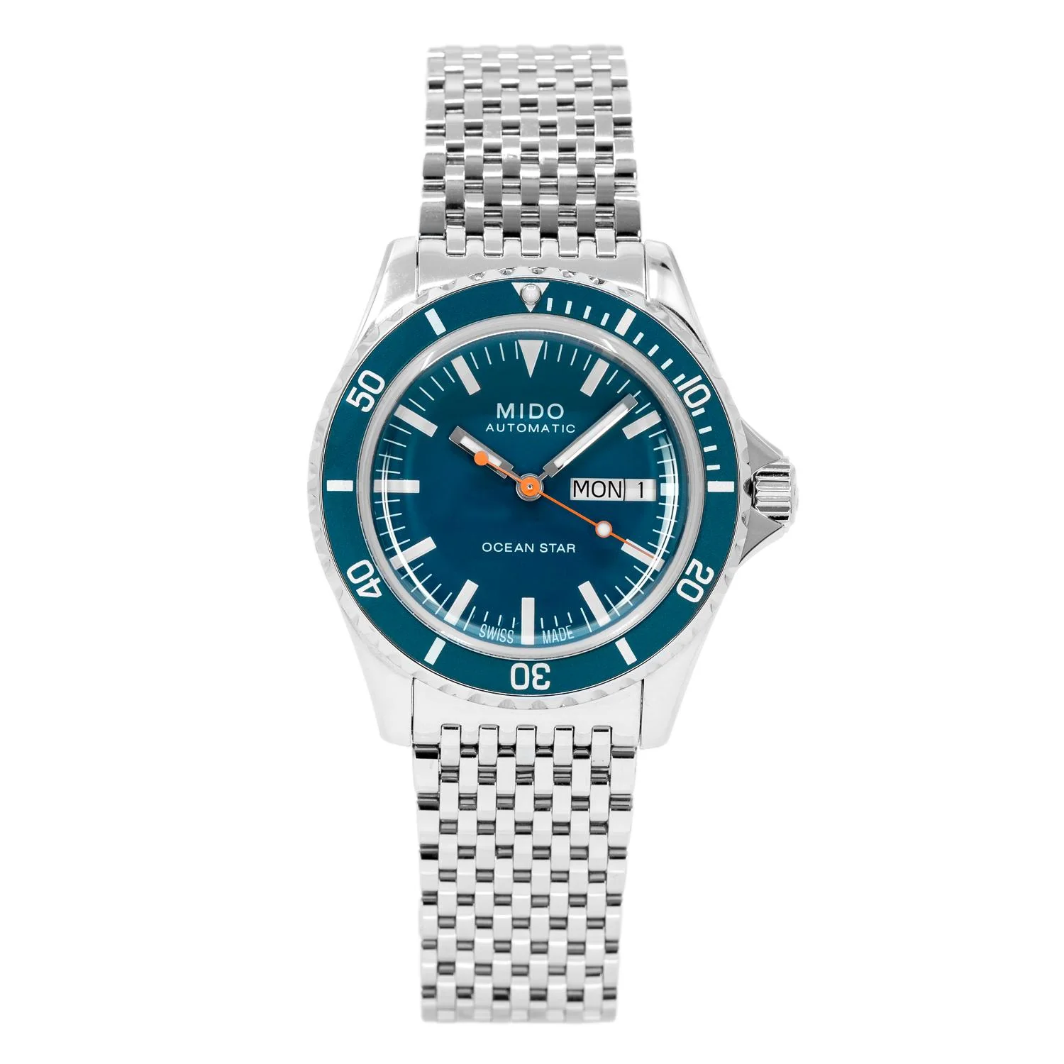 Mido M026.830.11.041.00 Ocean Star Tribute Blue Dial Watch - Image 2