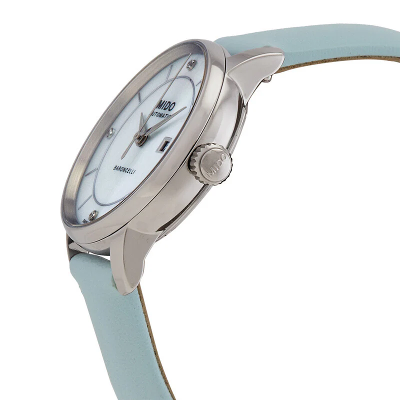 Mido M037.207.16.106.00 Baroncelli Automatic Signature Lady Colours Woman's Watch - Image 4