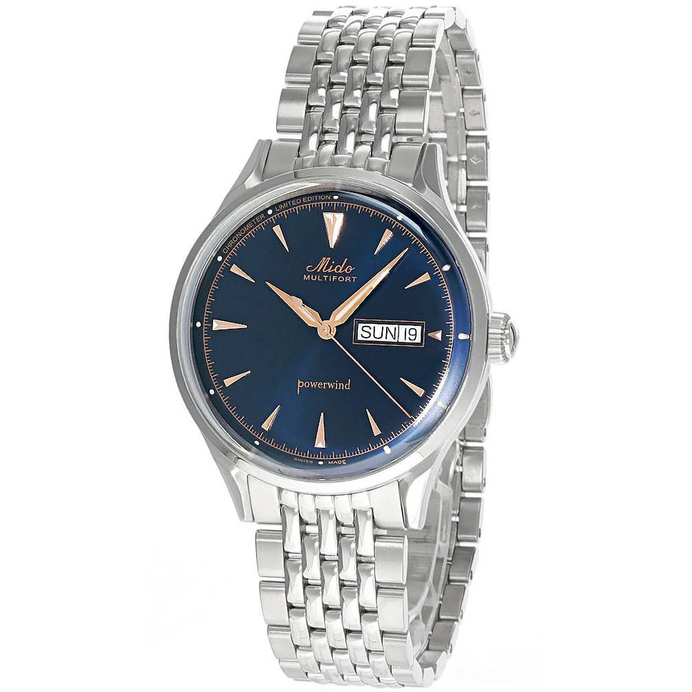 Mido M040.408.11.041.00 Multifort Automatic Powerwind Men's Watch
