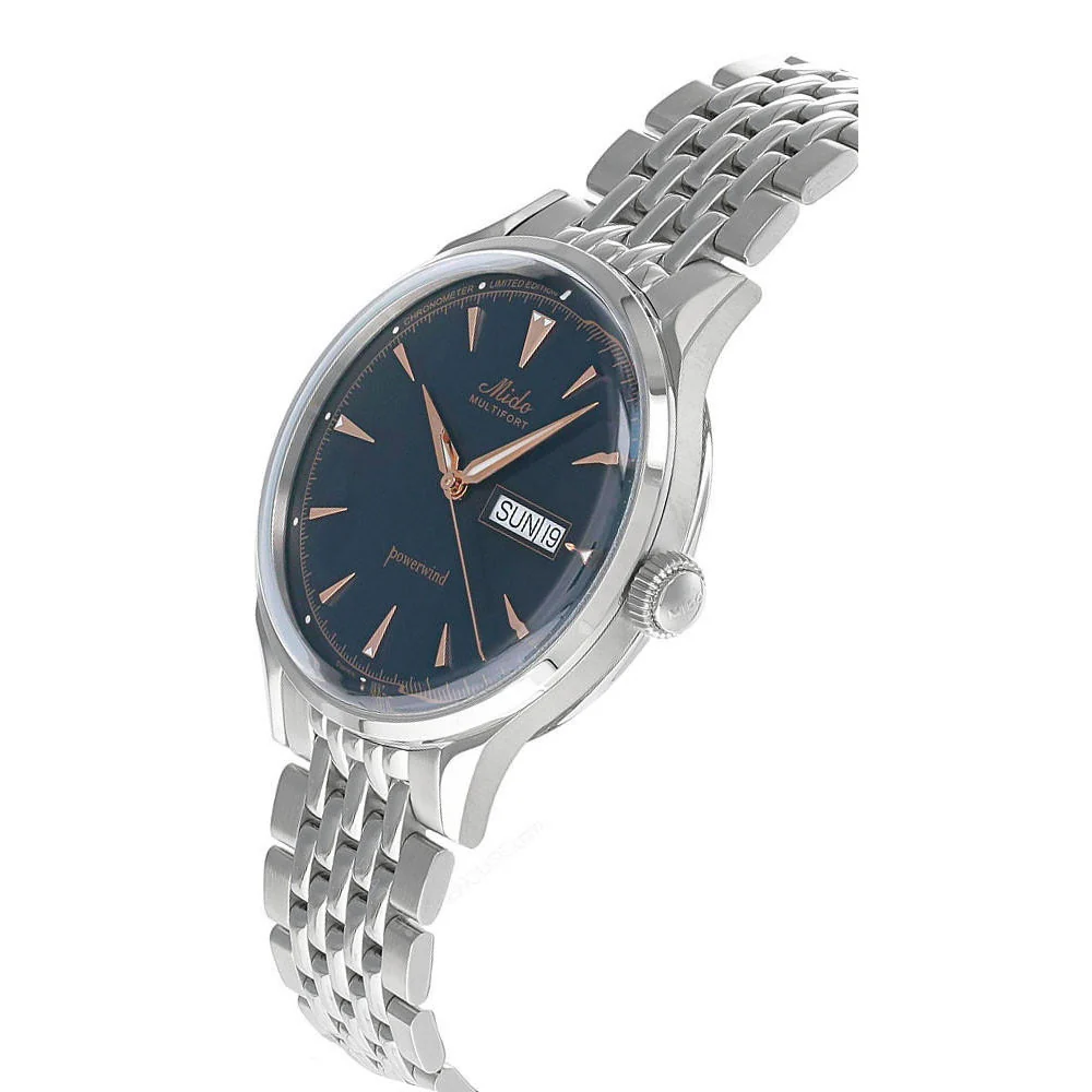 Mido M040.408.11.041.00 Multifort Automatic Powerwind Men's Watch - Image 4