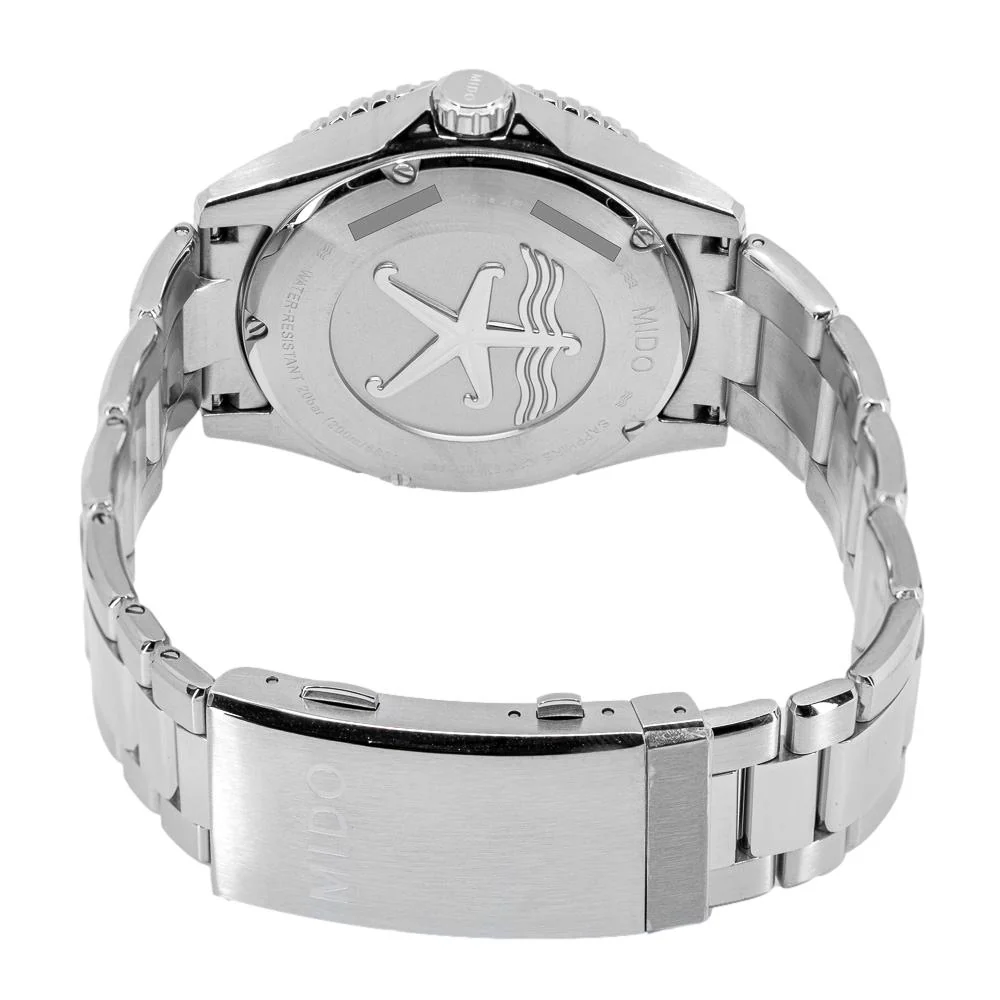 Mido M042.430.11.041.00 Ocean Star 200c Blue Dial Watch - Image 4
