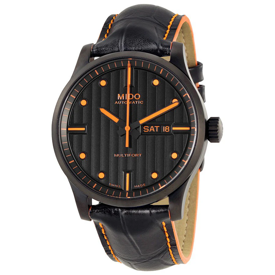 Mido Men's M0054303605180 Multifort Black Dial Sp.Ed Watch