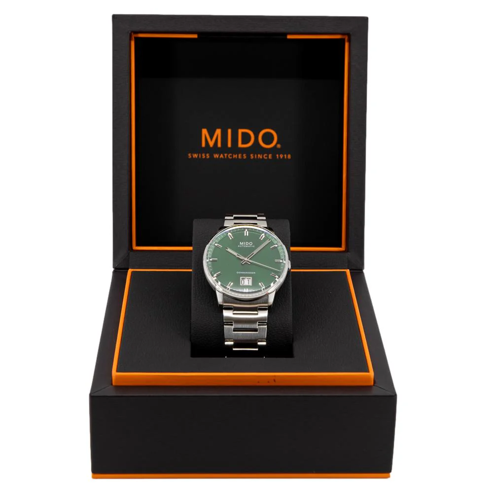 Mido Men's M021.626.11.091.00 Commander Green Auto - Image 8