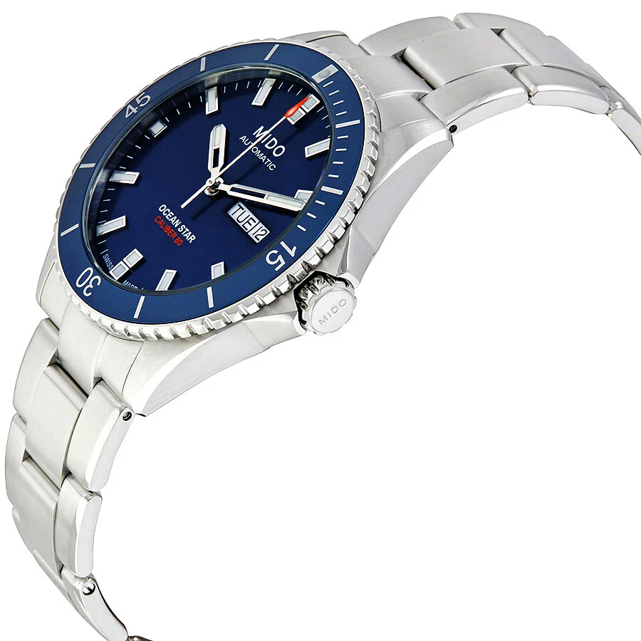 Mido Men's M026.430.11.041.00 Ocean Star Blue Dial Watch - Image 3