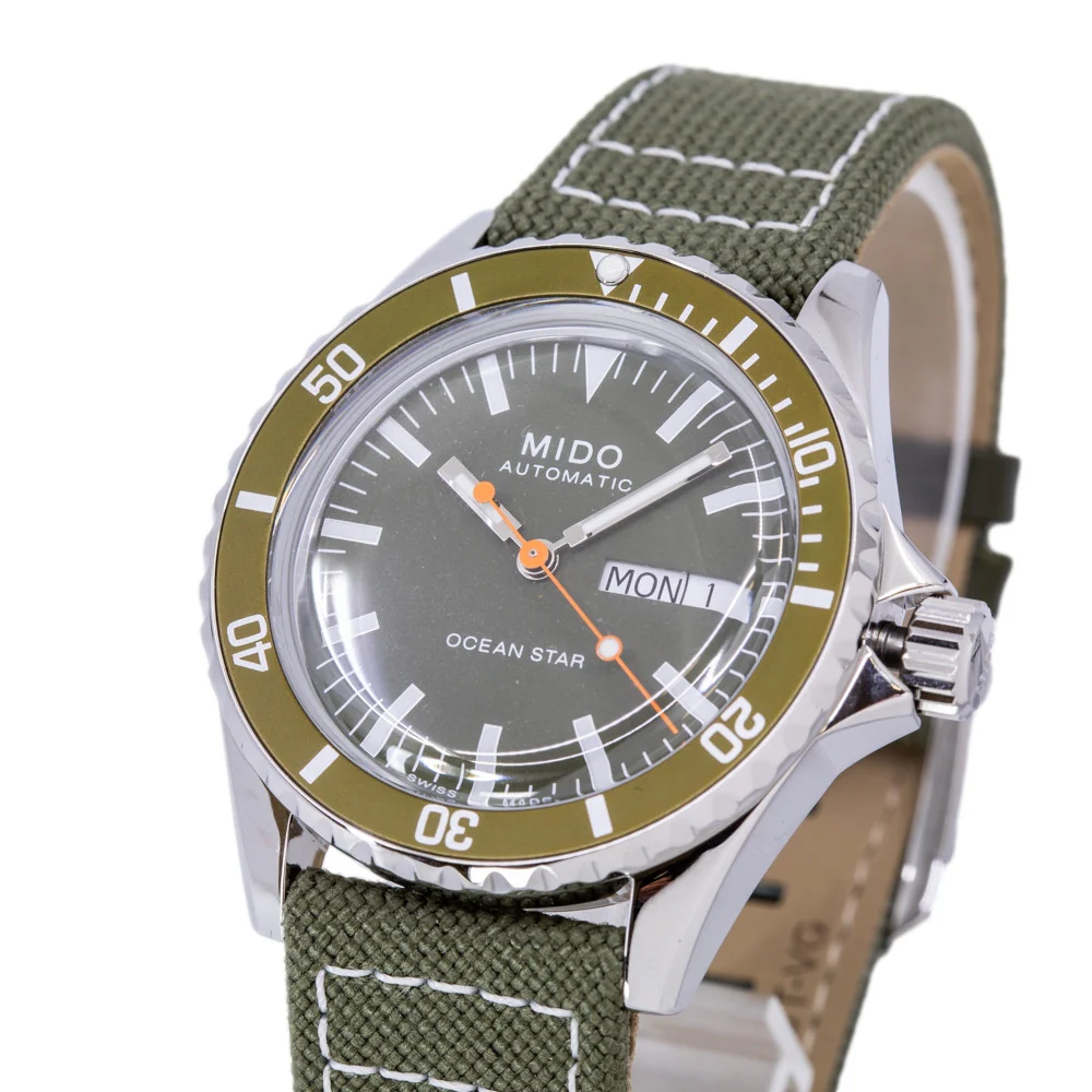 Mido Men's M026.830.18.091.00 Ocean Star Tribute Green Watch - Image 4