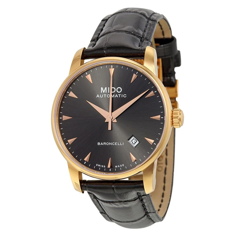 Mido Men's M86003134 Baroncelli II Black Dial Watch