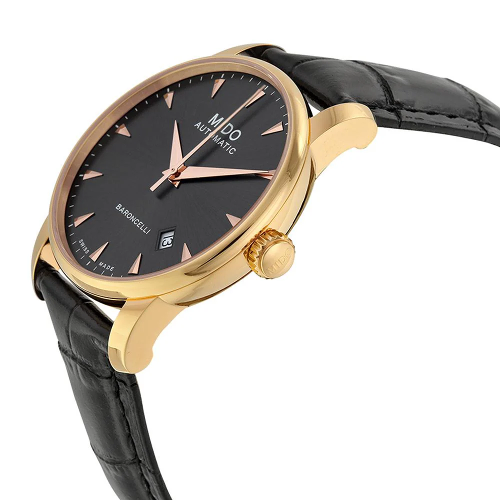 Mido Men's M86003134 Baroncelli II Black Dial Watch - Image 2