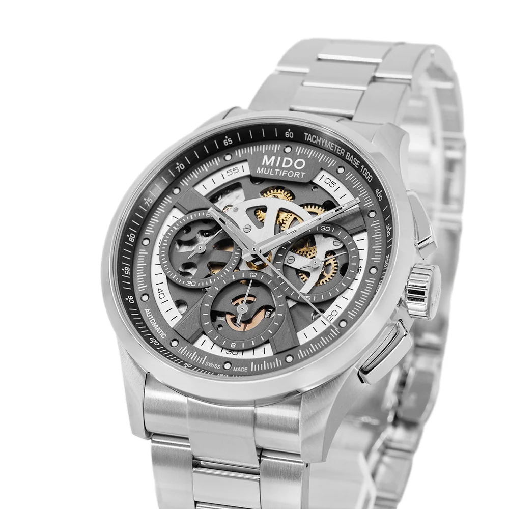 Mido Multifort M038.662.11.060.00 Multifort Skeleton Chronograph - Image 10