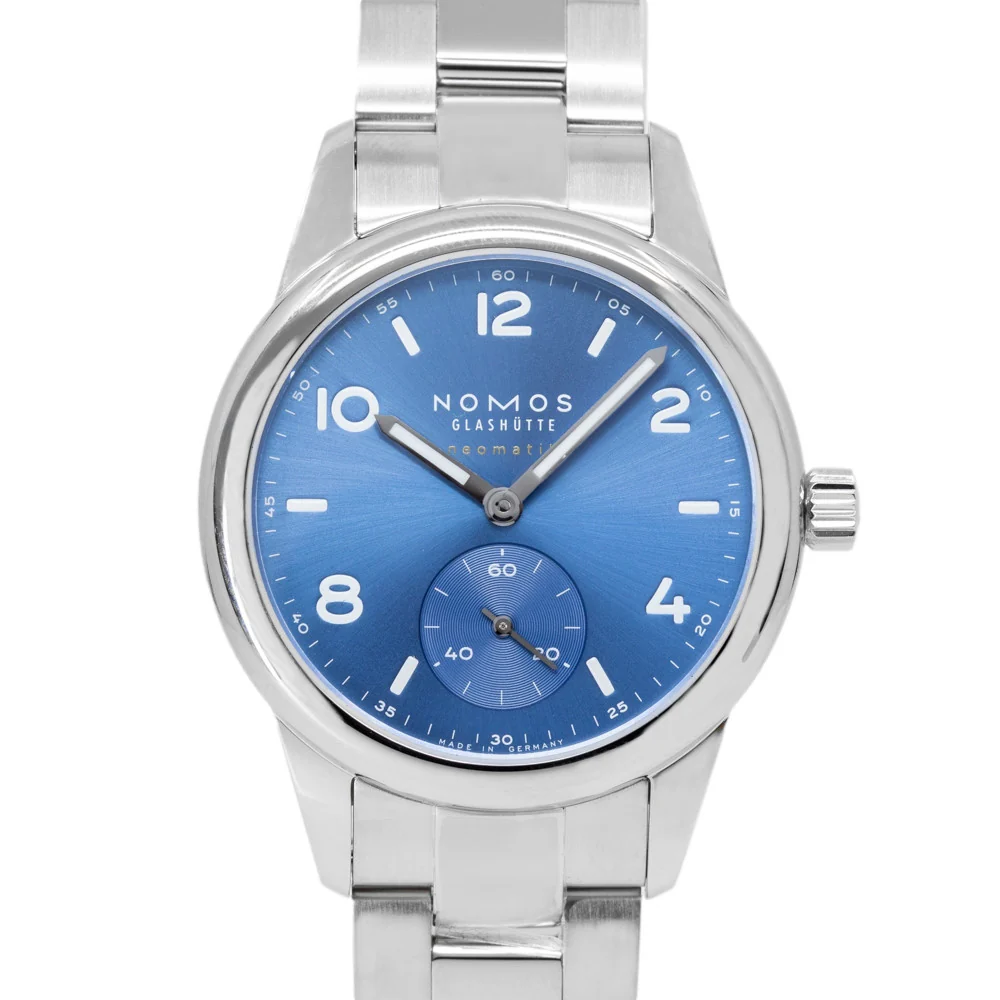 Nomos 750 Club Sport Neomatik Polar Blue Textile Strap Auto - Image 3