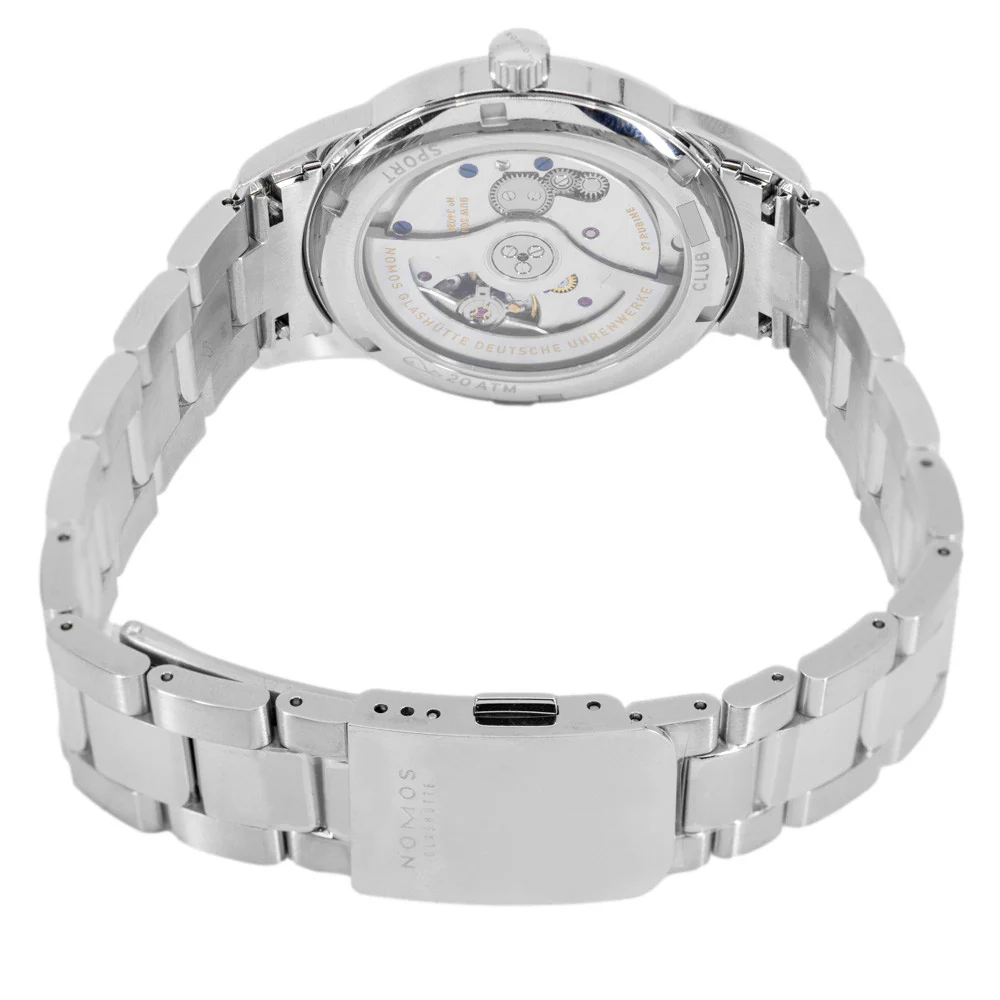 Nomos 750 Club Sport Neomatik Polar Blue Textile Strap Auto - Image 5