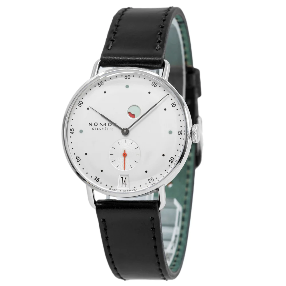 Nomos Glashutte Men's 1101 Metro White Dial