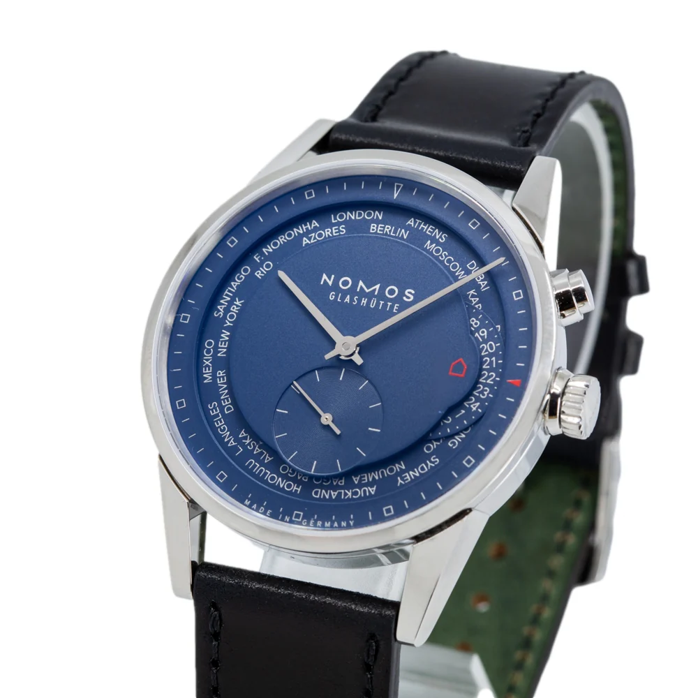Nomos Glashutte Men's 807 Zurich World Time Midnight Blue - Image 10