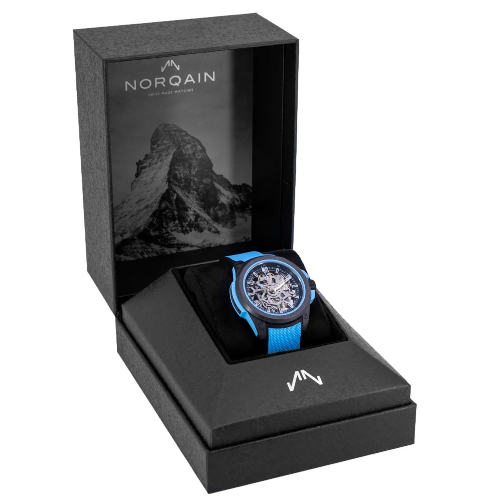 Norqain NNQ3001QBA1AS/B002 Wild One Skeleton Sky Blue Auto - Image 9