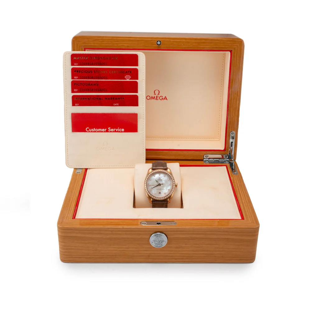 Omega 220.58.38.20.55.001 Seamaster Aqua Terra Automatic Woman's Watch - Image 5