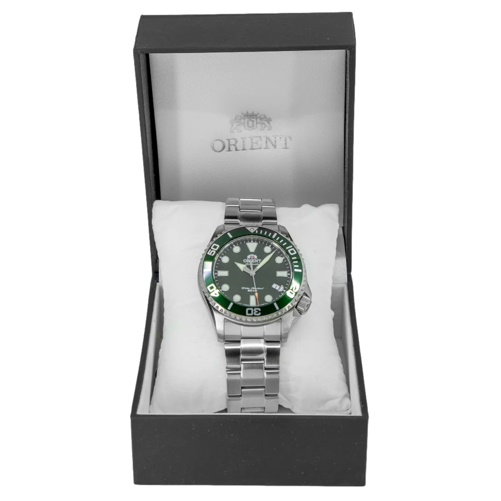 Orient Men's RA-AC0K02E10B Triton 43mm Green Dial Automatic - Image 8