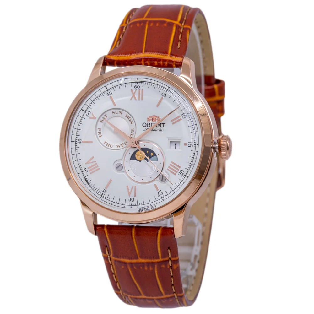 Orient RA-AK0801S30B Bambino Automatic Sun & Moon Men's Watch