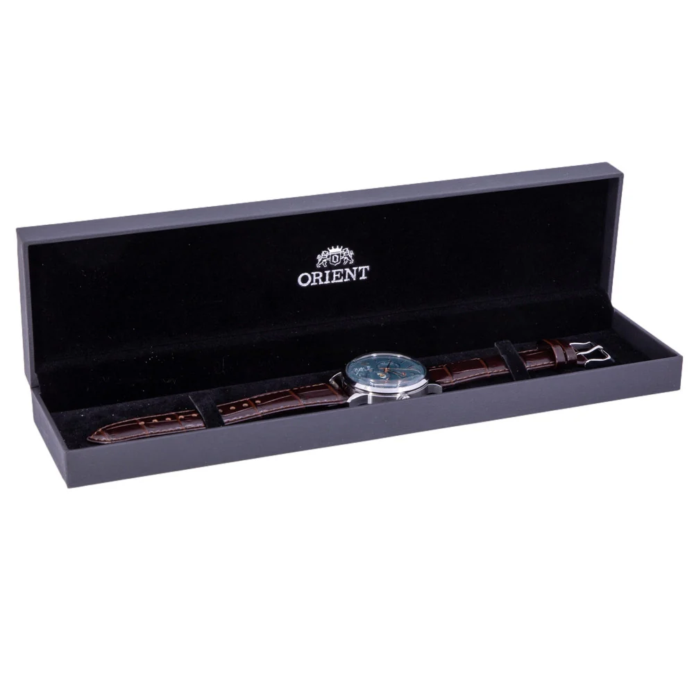 Orient RA-AK0805E30B Bambino Automatic Sun & Moon Men's Watch - Image 4