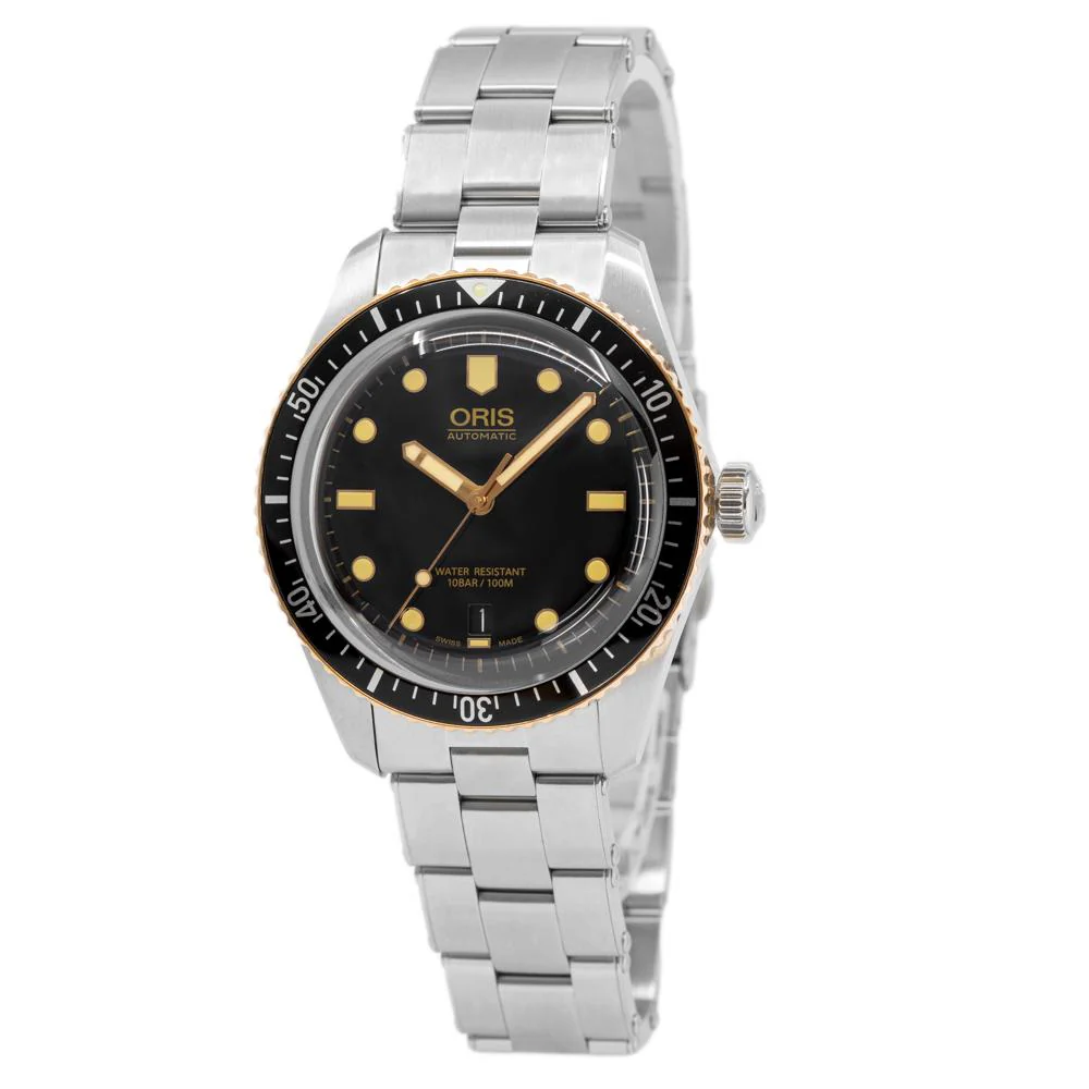 Oris 01 733 7707 4354-07 8 20 18 Divers 65 Black Dial Watch