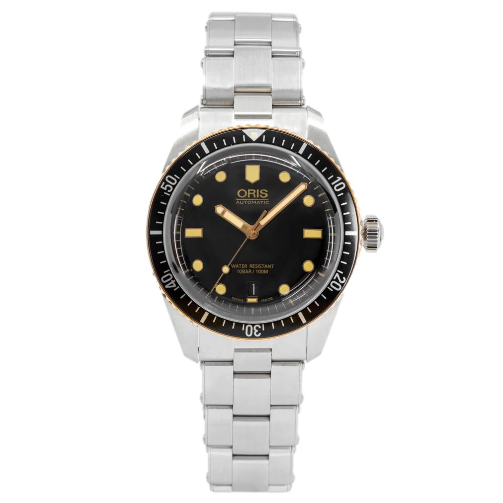 Oris 01 733 7707 4354-07 8 20 18 Divers 65 Black Dial Watch - Image 2