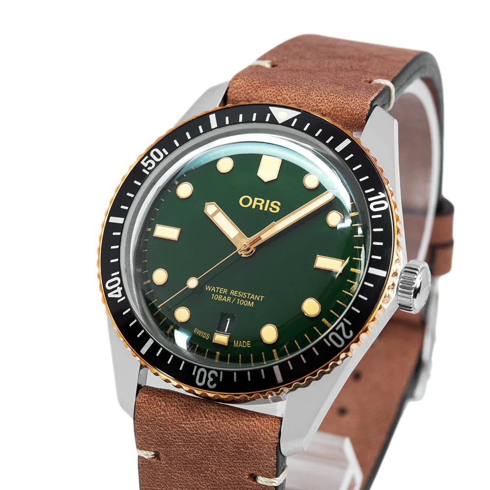Oris 01 733 7707 4357-07 5 20 45 Divers 65 Green Dial Auto - Image 10