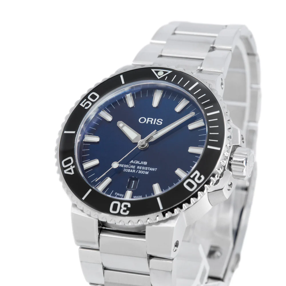 Oris 01 733 7730 4135-07 8 24 05PEB Aquis Blue Dial Auto - Image 10