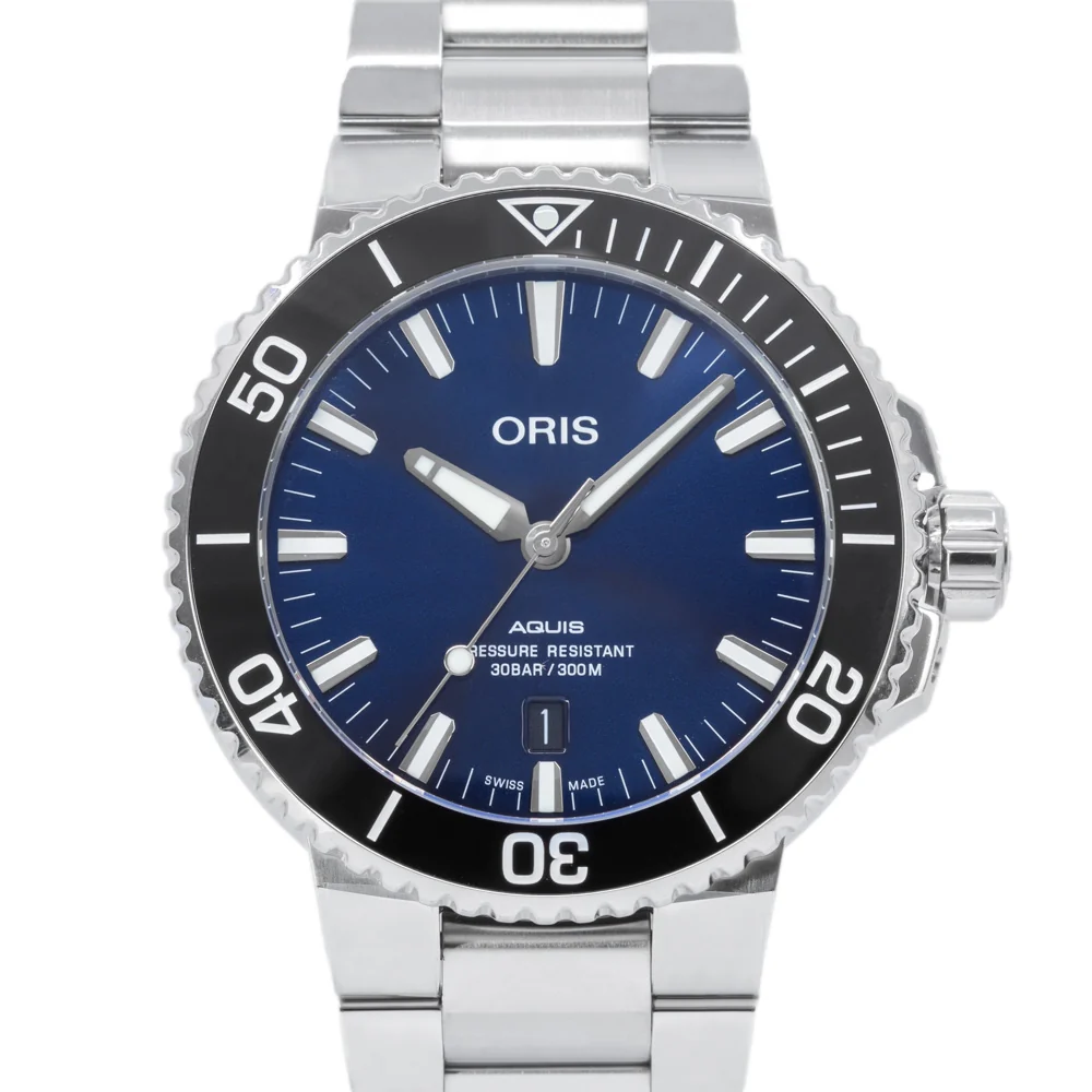 Oris 01 733 7730 4135-07 8 24 05PEB Aquis Blue Dial Auto - Image 3