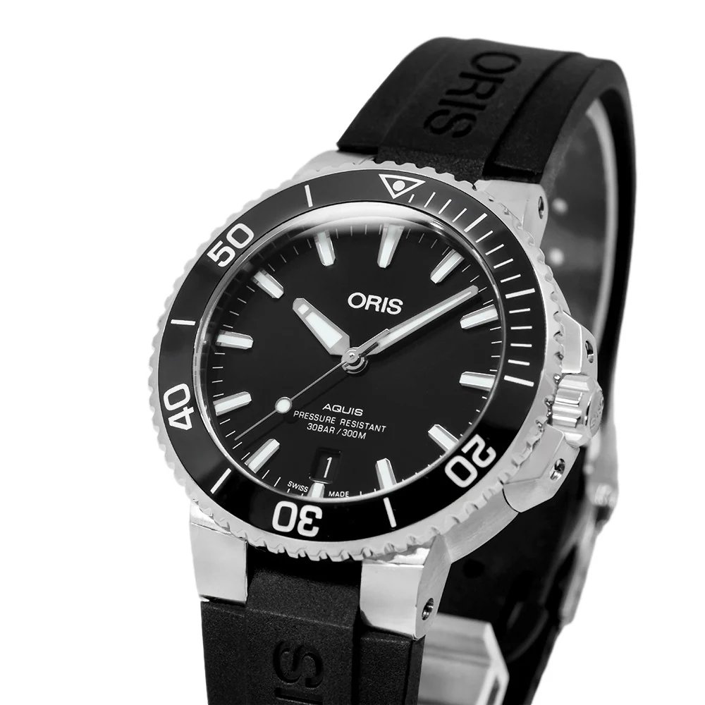 Oris 01 733 7732 4134-07 4 21 64FC Aquis Automatic Men's Watch - Image 10